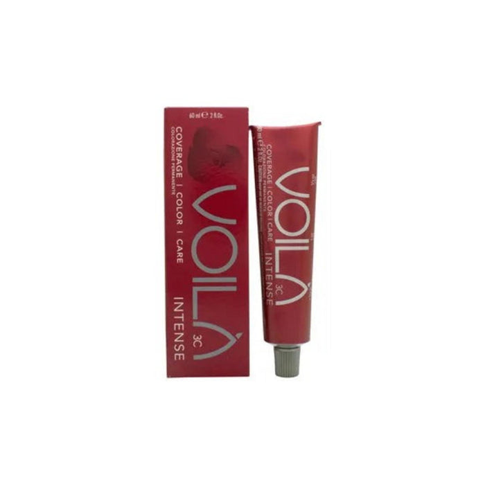 Vopsea permanentă de păr Intercosmo Voila 3C Intense, nuanța 8.34 Light Golden Copper Blonde, 60 ml