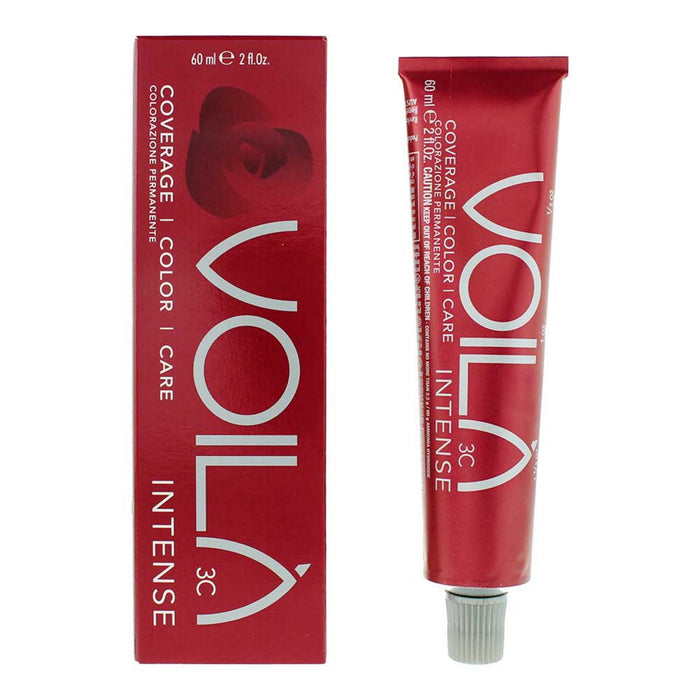 Vopsea permanentă de păr Intercosmo Voila 3C Intense, nuanța 5.8 Light Brown Toffee, 60 ml