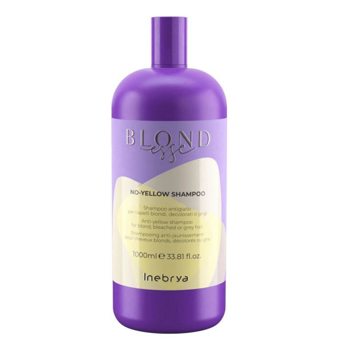 Șampon Inebrya Blondesse No-Yellow, anti-reflexe galbene, vegan, 1000 ml