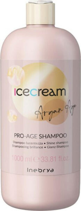 Șampon Inebrya Ice Cream Pro-Age, pentru strălucire, 1000 ml