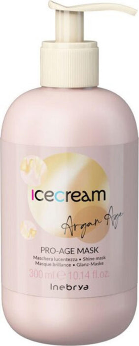 Mască de păr Inebrya Ice Cream Pro-Age, hrănitoare, 300 ml