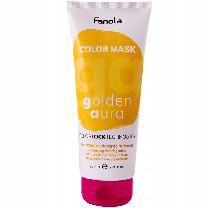 Mască de față cu pigmenți de culoare Fanola 200 ml Golden Aura