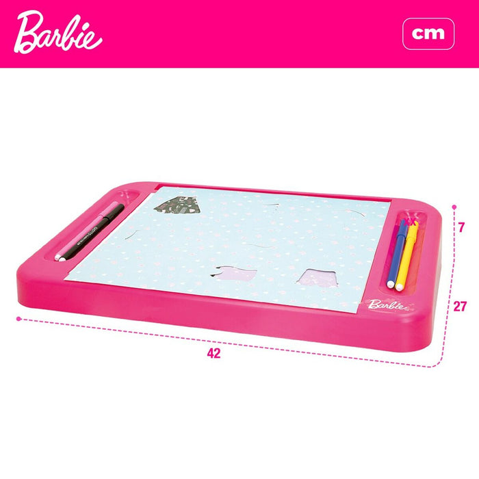 Studio de Modă Barbie Fashion Workshop Păpușă Masă cu Lumină