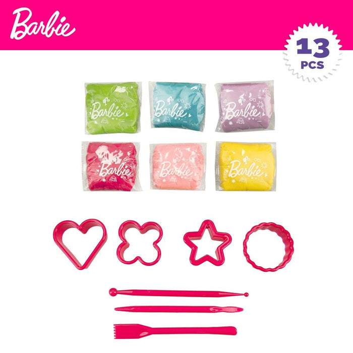 Joc Creativ de Plastilină Barbie Fashion Rucsac 14 Piese 600 g