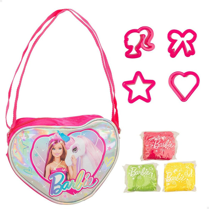 Joc Creativ de Plastilină Barbie Fashion Geantă 8 Piese 300 g
