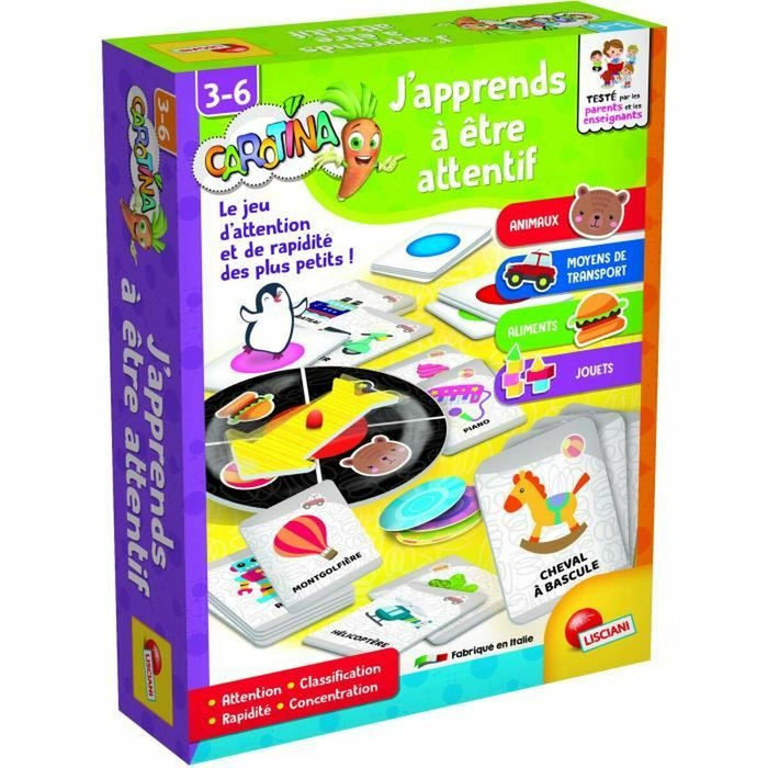 Joc Educativ Lisciani Giochi Carotina J'apprends