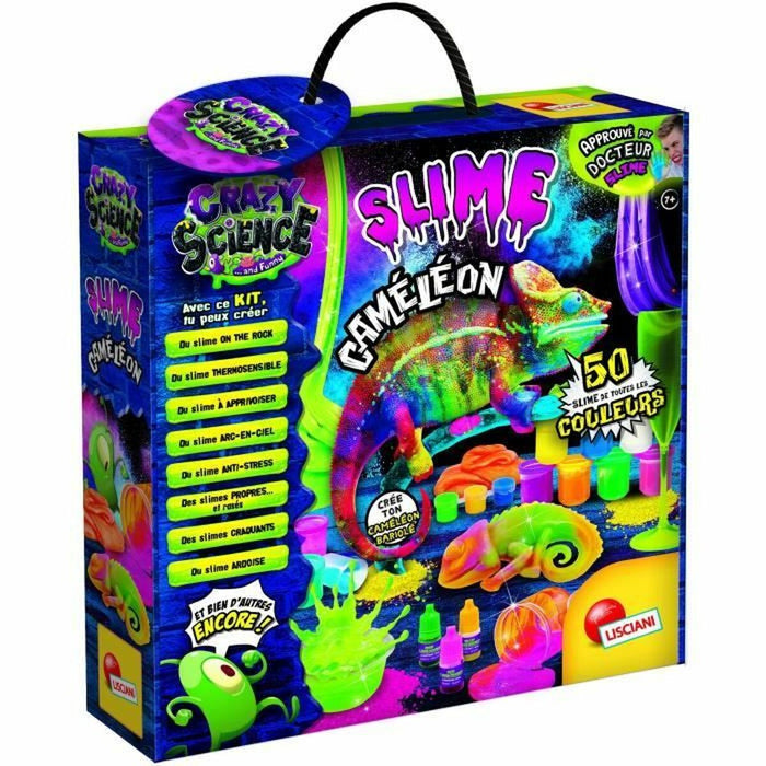 Set de Lucru Manual Lisciani Giochi Crazy Science Caméléon Slime FR