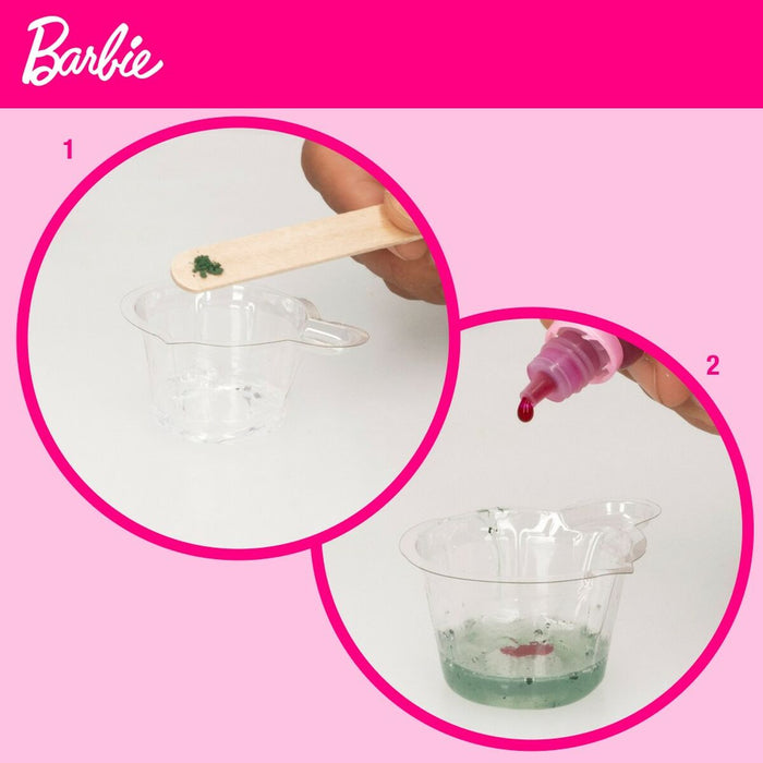 Kit to create Makeup Barbie Studio Color Change Lac de unghii 15 Piese
