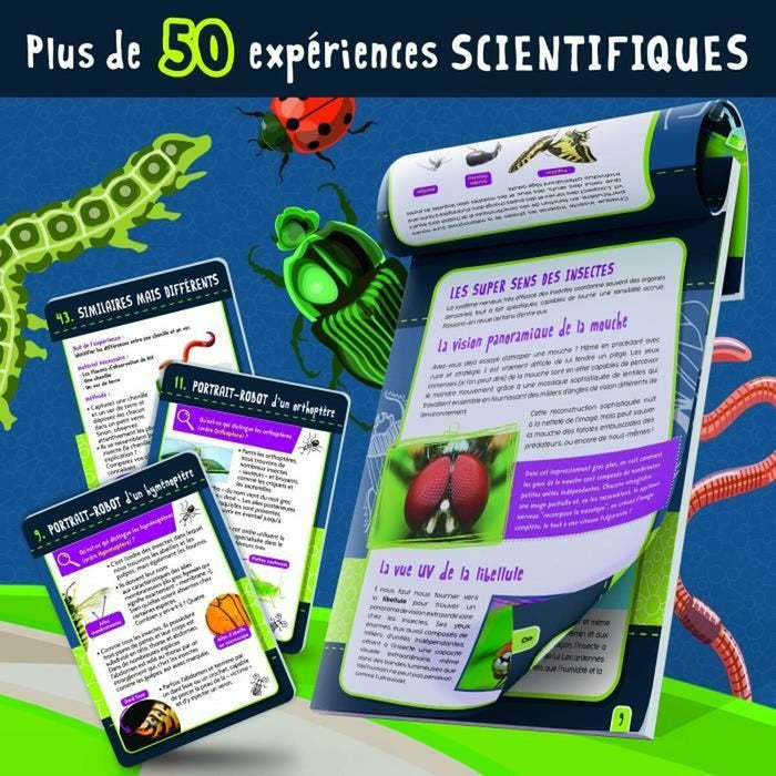 Joc de știință Lisciani Giochi Génius Science scientific game insects (FR)
