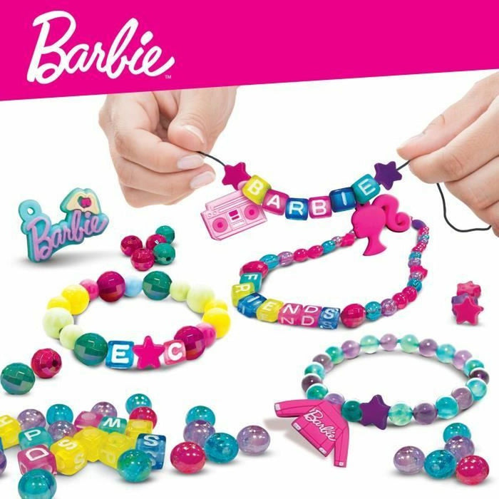 Kit de Creare Brățări Lisciani Giochi Barbie Fashion jewelry bag Plastic (12 Piese)