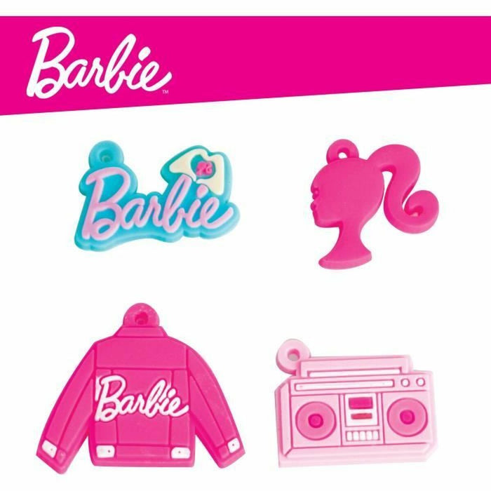 Kit de Creare Brățări Lisciani Giochi Barbie Fashion jewelry bag Plastic (12 Piese)