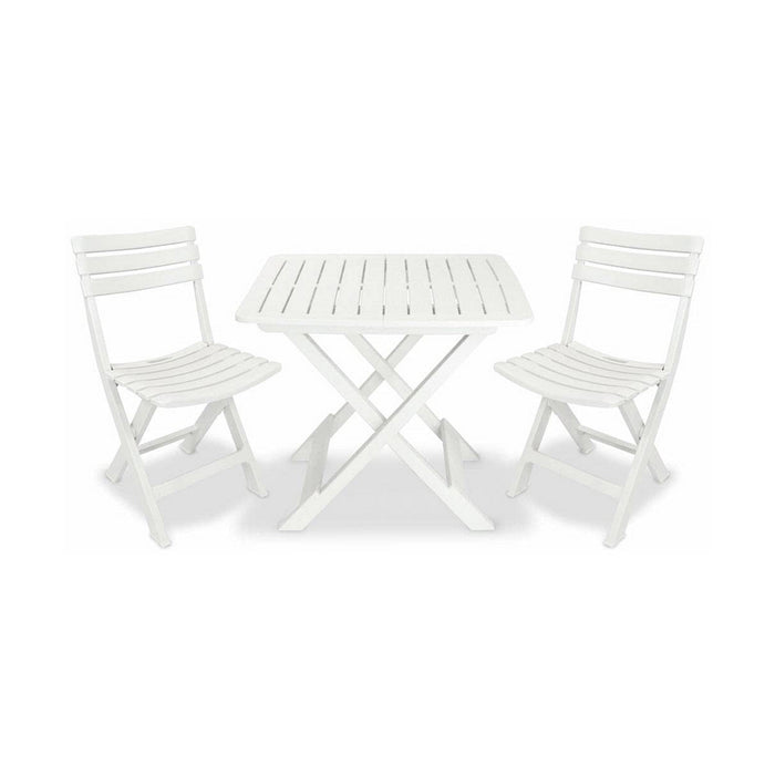 Set de Masă cu 2 Scaune IPAE Progarden Camping Set polipropilenă