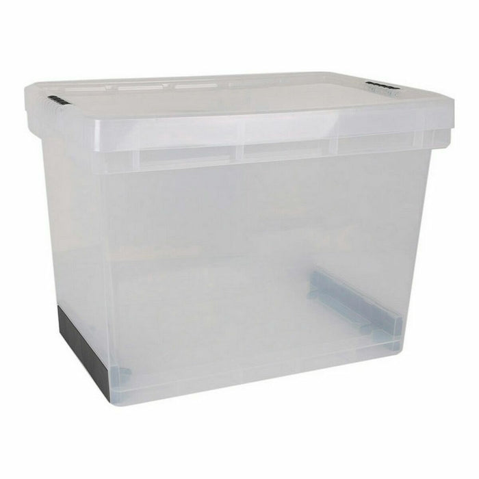 Cutie de depozitare cu capac Evolution Transparent 39 x 29 x 31 cm (4 Unități) (40 x 30 x 30 cm)