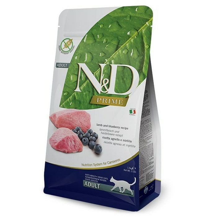 Mâncare pentru pisici Farmina N&D PRIME CAT Adult Afine Carne de oaie 1,5 Kg