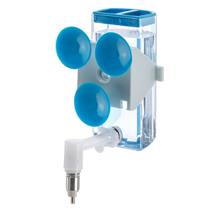 Dozator de apă Ferplast Sippy 4672 Albastru Transparent Oțel inoxidabil Plastic Plastic/Oțel inoxidabil 100 ml