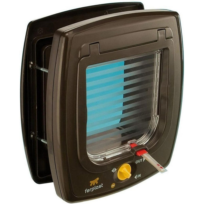 Ușiță pentru pisică Ferplast Swing 7 Maro Bronz Plastic