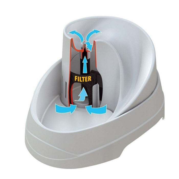Bol de băut răcoritor pentru animale de companie Ferplast Vega Sanitized 23,1 x 16,2 x 29,7 cm