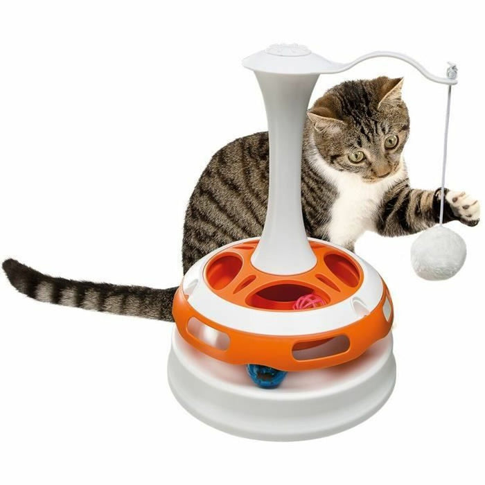Jucărie pentru pisici Ferplast Tornado Carusel Alb Plastic 34 cm