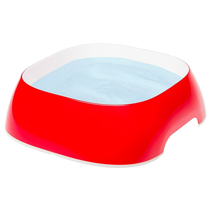 Castron de hrană pentru animale de companie Ferplast Glam Alb Negru Roșu Plastic 1,2 L 34,5 x 7 x 22,5 cm