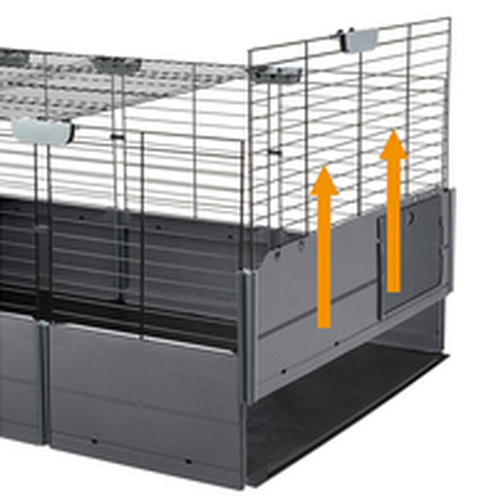 Cuşcă Ferplast Multipla Maxi Metal Plastic 37 x 50 x 42,5 cm