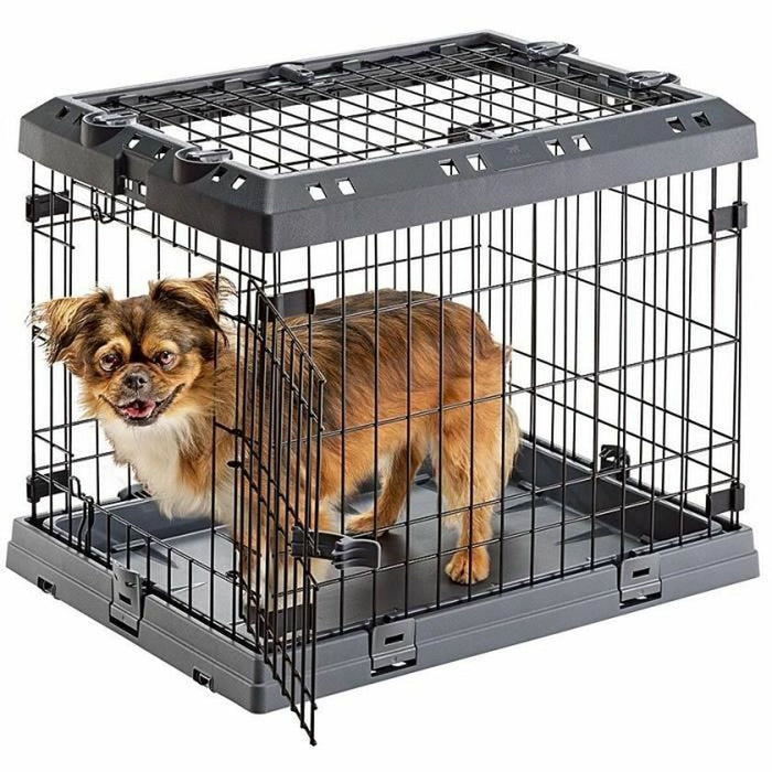 Cușcă de transport pentru animale de companie Ferplast Superior 60 Negru Gri Plastic 50 x 47 x 62 cm