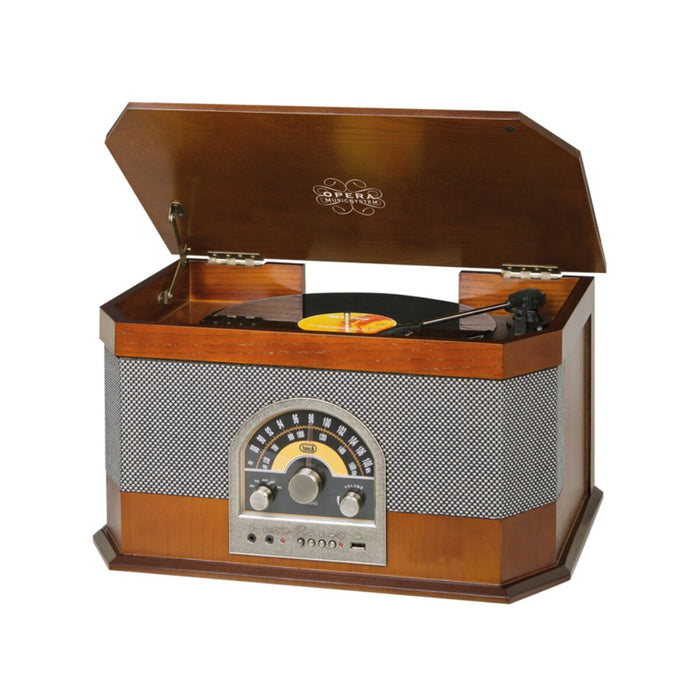 CD Player Trevi TT 1040 BT Stereo Bluetooth USB Aux-in