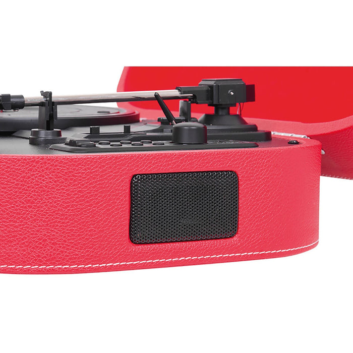 CD Player Trevi TT 1020 BT Stereo Bluetooth USB Baterie reîncărcabilă Roșu