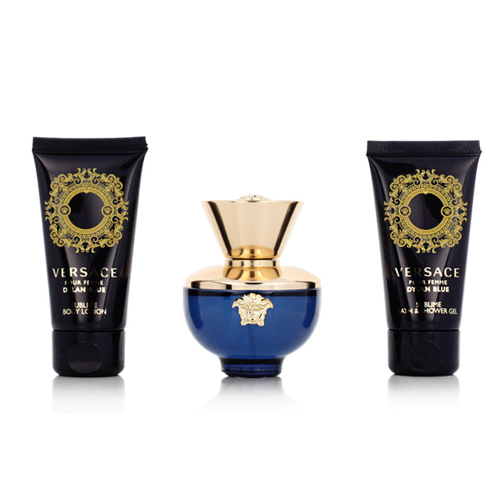 Set de Parfum Femei Versace EDP Dylan Blue 3 Piese