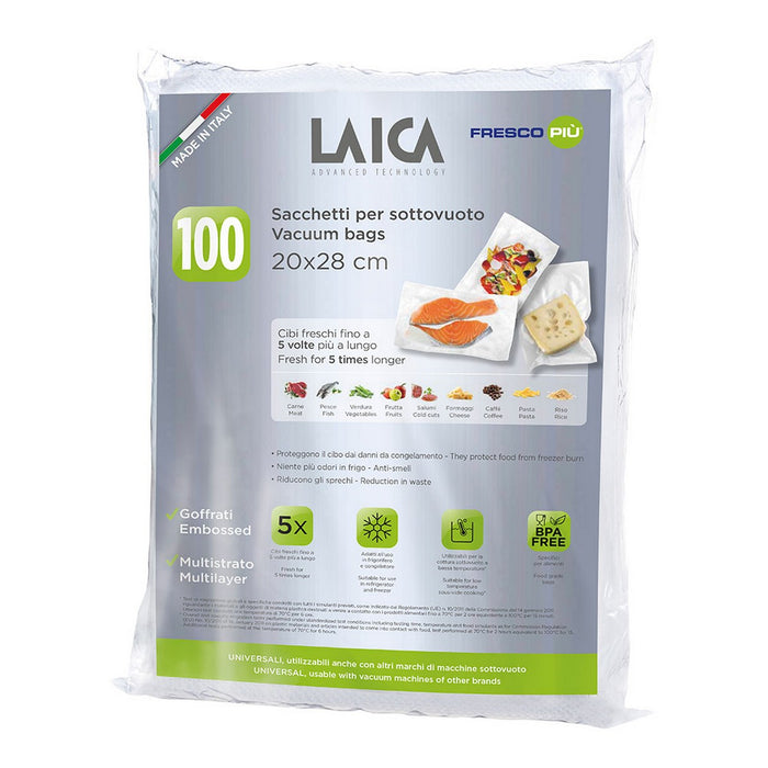 Pungi de vid LAICA VT3501 100 Piese 20 x 28 cm