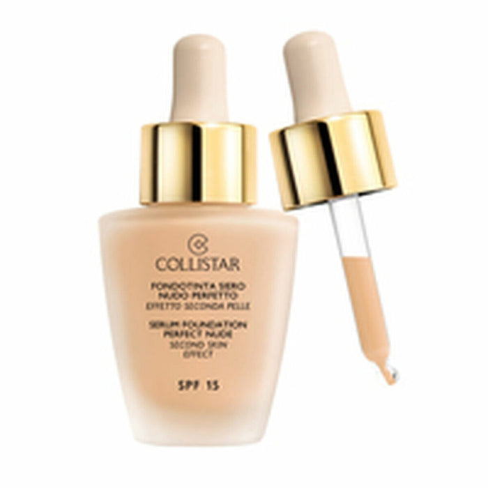 Fond de Ten Fluid Collistar Perfect Nude Nº 2 Beige Spf 15 30 ml Serum