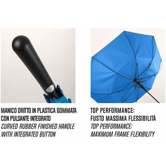 Umbrelă Perletti Golf XXL Negru Poliester Ø 132 cm