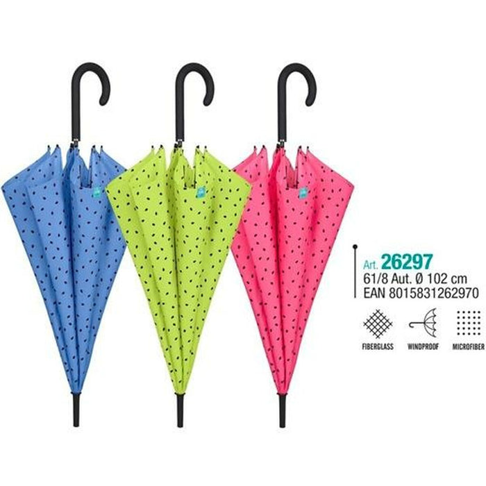 Umbrelă Perletti 61/8 Fosforescent Semințe Microfibră 102 cm