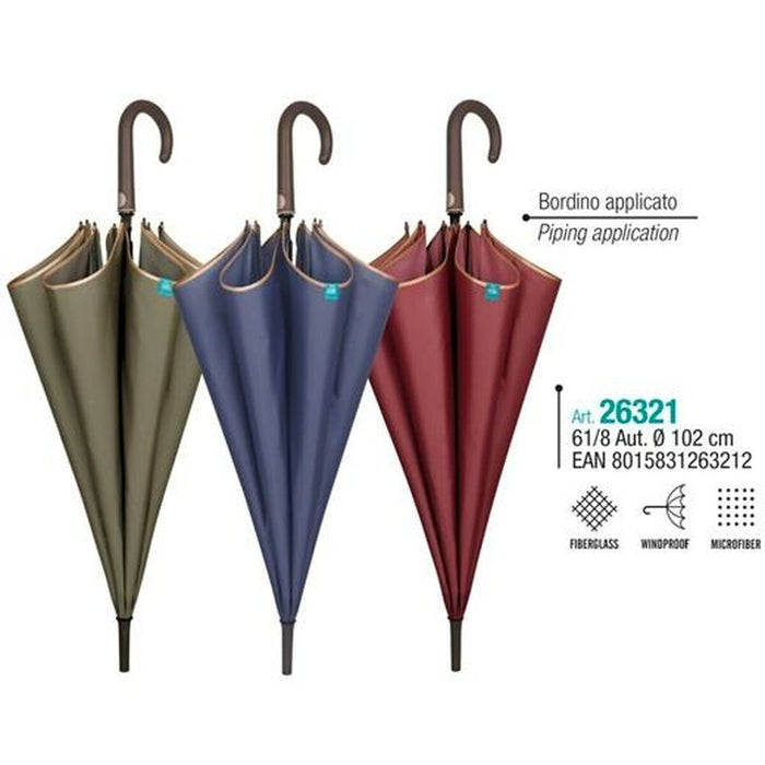 Umbrelă Perletti 61/8 Neted Cu garnitură Microfibră 102 cm