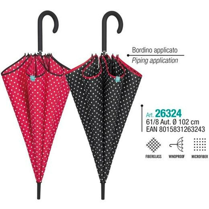 Umbrelă Perletti 61/8 Alunițe Microfibră 102 cm