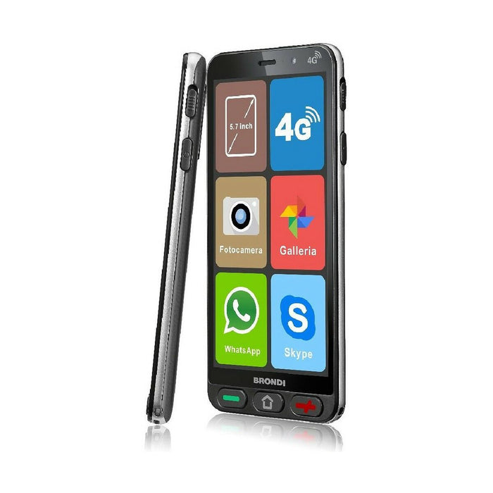 Smartphone Brondi AMICO S Negru 1 GB RAM 8 GB RAM Quad Core 5,7" 8 GB