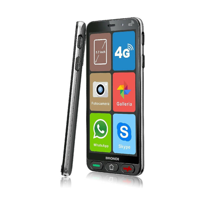 Smartphone Brondi AMICO S Negru 1 GB RAM 8 GB RAM Quad Core 5,7" 8 GB