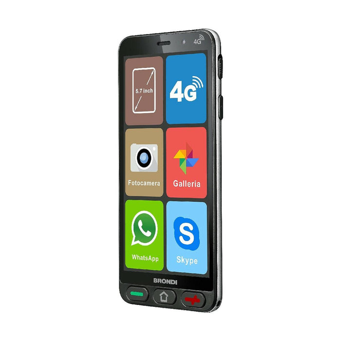 Smartphone Brondi AMICO S Negru 1 GB RAM 8 GB RAM Quad Core 5,7" 8 GB