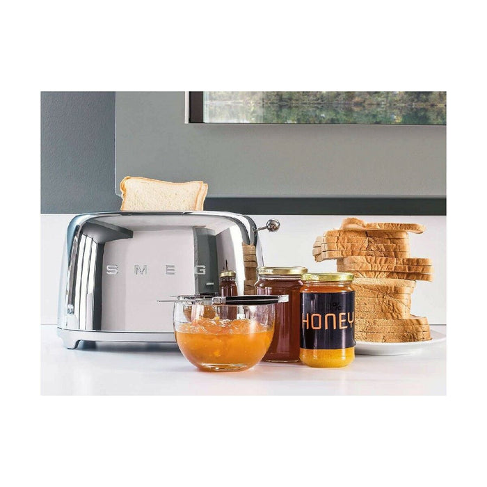 Prăjitor de Pâine Smeg TSF01SSEU 950 W Crom