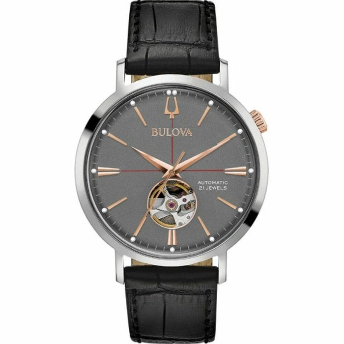 Ceas Bărbați Bulova 98A187 Negru Gri
