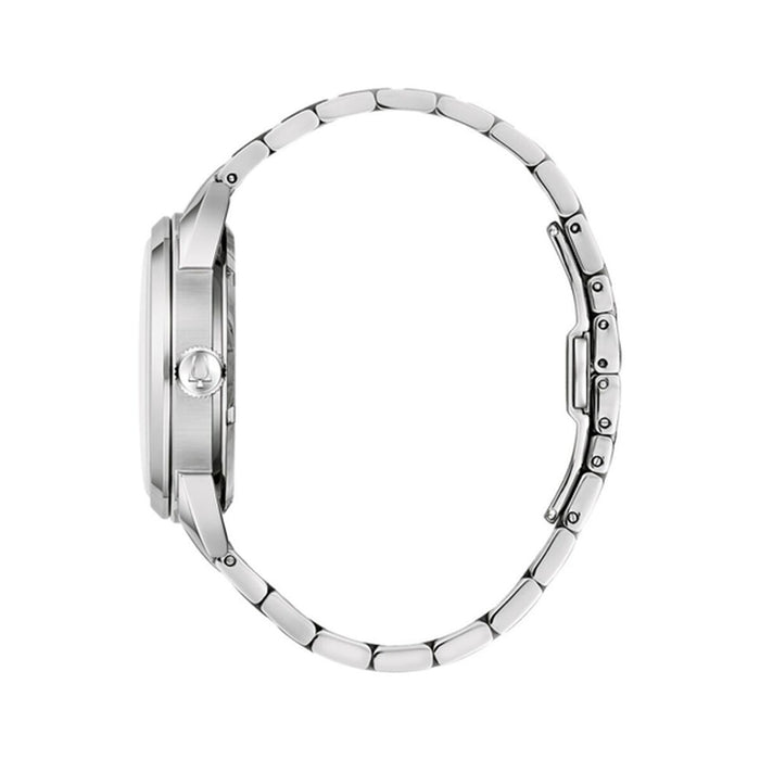 Ceas Bărbați Bulova 96B424 Verde Argintiu