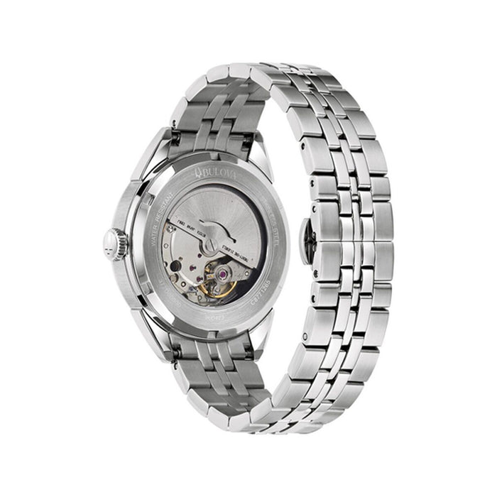 Ceas Bărbați Bulova 96B424 Verde Argintiu