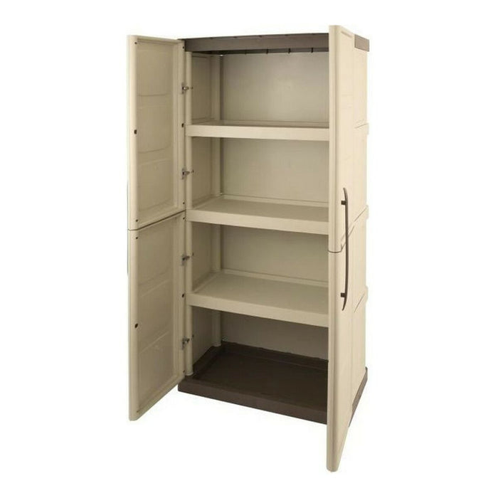 Dulap TOOD 70 x 39 x 165 cm Bej Gri Rășină 60 Kg 70 x 39 x 165 cm