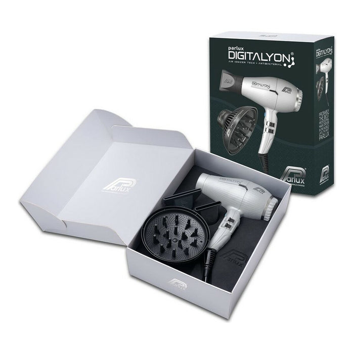 Uscător de Păr Parlux Digitalyon Silver Ionic Argintiu 4 Piese (2 pcs)