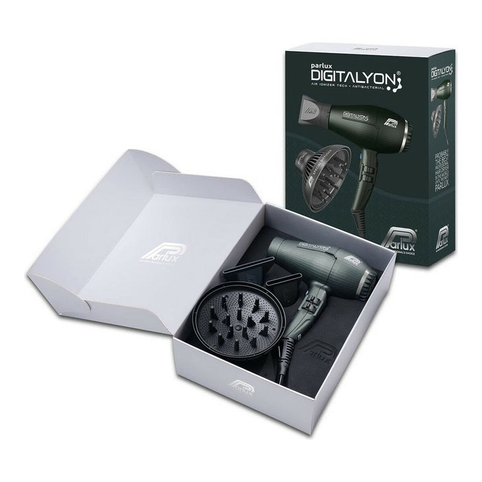Uscător de Păr Parlux Digitalyon Anthracite Ionic Antracit 2 Piese 4 Piese (2 pcs)