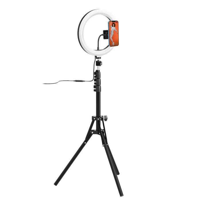 Selfie Ring Light cu trepied și telecomandă Celly CLICKGHOSTUSBBK