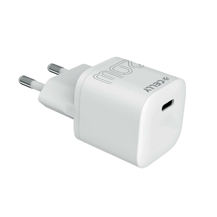 Încărcător de Perete Celly UCTC1USBC20WWH Alb 20 W