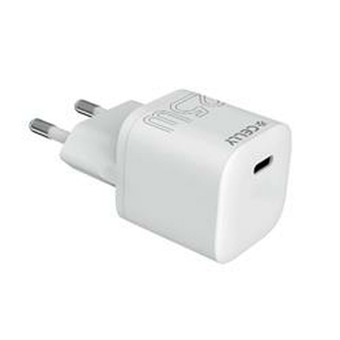 Încărcător de Perete Celly UCTC1USBC25WWH 25 W Alb