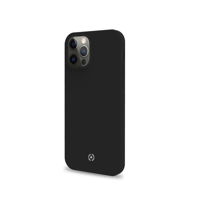 Husă pentru Mobil Celly CROMO1004BK01 Alb Negru iPhone 12, 12 Pro