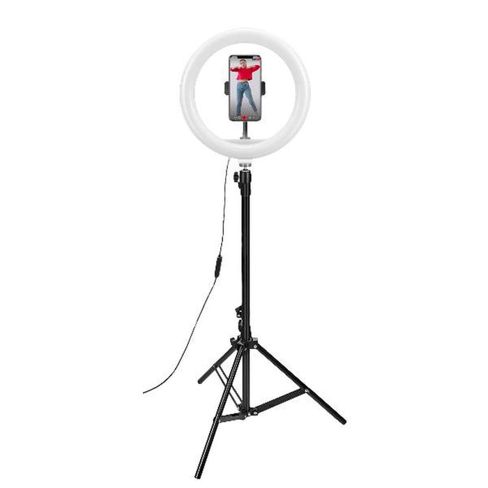 Selfie Ring Light cu trepied și telecomandă Celly CLICKRINGUSBBK