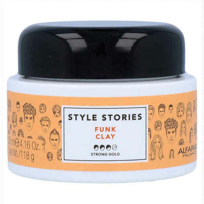 Ceară de Fixare Ușoară Style Stories Alfaparf Milano Funk Clay (100 ml)